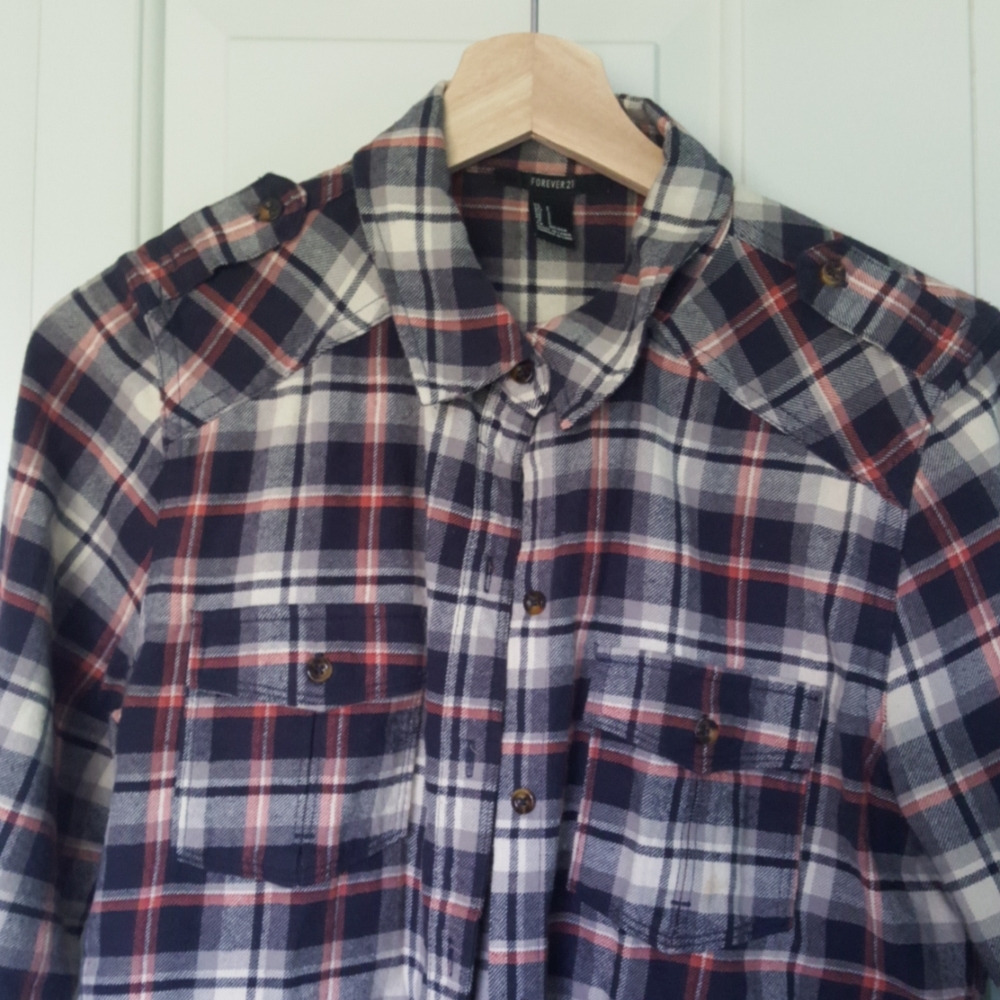 Plaid Button Down - Picture 3 of 3